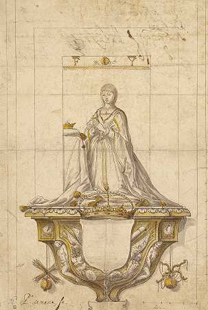 佩德罗·梅娜·梅德拉诺的《伊莎贝拉女王雕像研究》