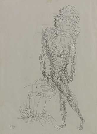 保罗·克利的《旋转运动中的裸体》