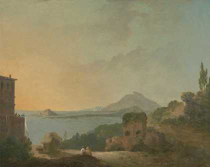 理查德·威尔逊的《西塞罗别墅与波佐利湾》