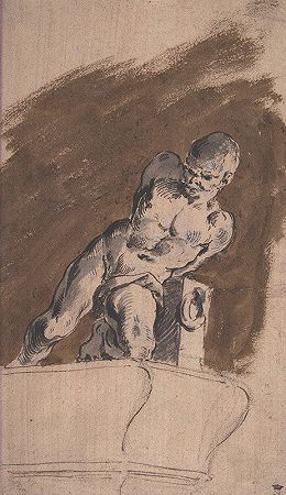 《被锁住的裸体囚徒》，出自彼得罗·安东尼奥·诺维利的《彼得罗·塔卡》