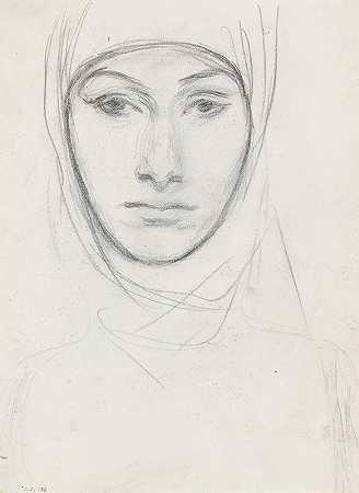 约翰·辛格·萨金特的《女人的头像》