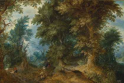 亚伯拉罕·戈瓦茨的《森林风景》