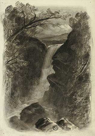 伊丽莎白·默里的《山瀑布》