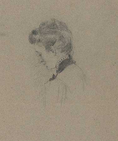 约翰·弗格森·威尔的《女人的肖像》