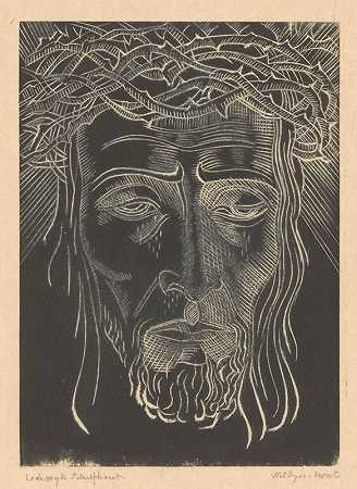 Lodewijk Schelfhout的《戴荆棘冠的基督》