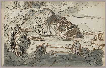 雅各布·克里斯托夫·米维尔的《英雄海岸风景》