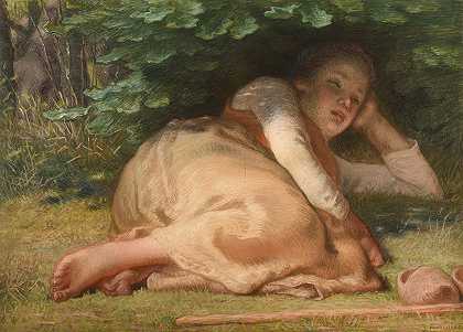 “睡在树荫下的牧羊女