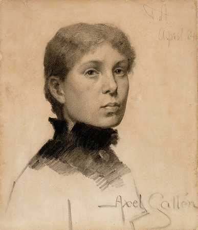 阿克塞利·加伦·卡莱拉的《一个女人的肖像》