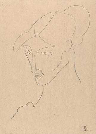 亨利·高迪耶·布热斯卡的《一个女人的肖像》