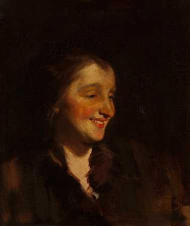 康拉德·克尔兹·阿诺夫斯基的《康普夫特·雅诺维茨夫人的肖像》