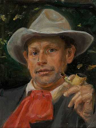 迈克尔·安彻的《马丁·安德森·内克斯肖像》