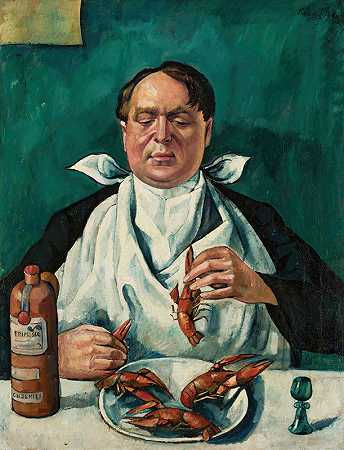 罗曼·克拉姆斯提克的《食人小龙虾（卡罗尔·苏斯特肖像）》