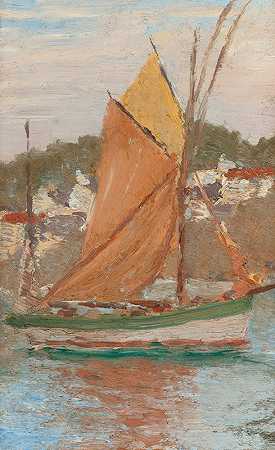 爱德华·爱默森·西蒙斯的《渔船，康卡诺》