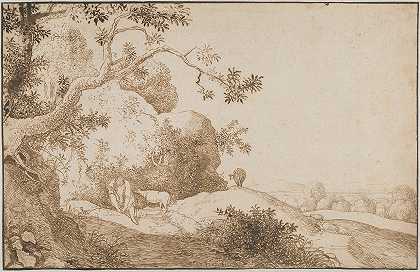 Hendrik Cornelisz的《远眺山景》