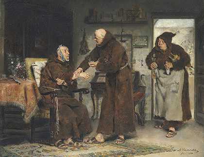 安东尼奥·卡萨诺瓦·埃斯特拉赫的《生病的僧侣》
