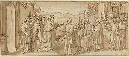 “17世纪意大利圣卡洛·博罗梅奥和圣菲利波·内里的会议