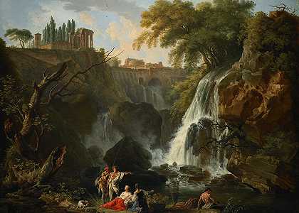 克劳德·约瑟夫·弗内特的《Tivoli的瀑布》