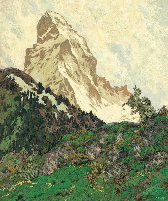 雨果·霍迪纳的《马特洪峰》