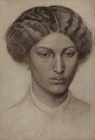 但丁·加布里埃尔·罗塞蒂的《年轻女人的头像》