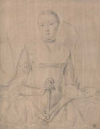 “艺术家的第二任妻子玛格丽特·拉姆齐（死于1782年）