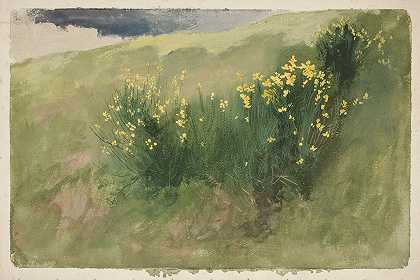 埃德温·奥斯汀·艾比的《野花风景》