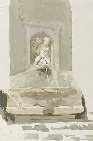 亚伯拉罕·路易斯·鲁道夫·杜克罗斯的《墨西拿的喷泉》
