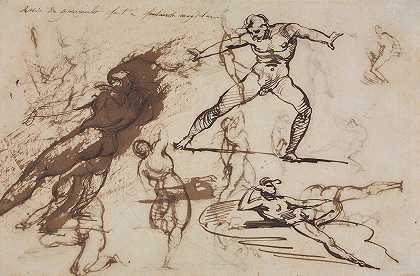 Théodore Géricault的《草图（正面）》