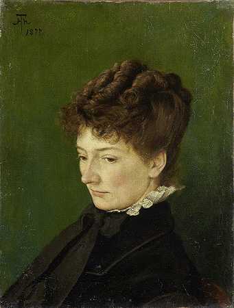 汉斯·托马的《伊达·穆勒的肖像》（Ida Müller，no Scholder）