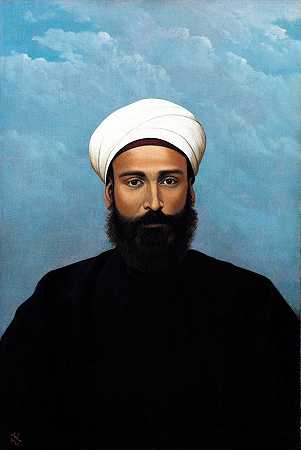 阿卜杜勒·卡迪尔·拉萨姆的《穆罕默德·达鲁伊奇·阿卢西肖像》