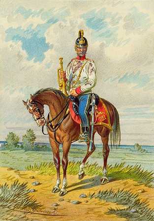 弗朗茨·杰拉希的《Soldat zu Pferd 7》