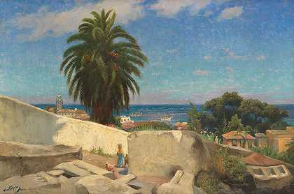 Hans Bohrdt《特内里费岛奥罗塔瓦港景色》