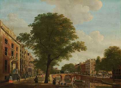 Hendrik Keun《阿姆斯特丹tje Leidstraat附近的Herengraht》
