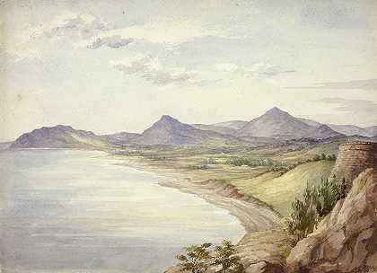 伊丽莎白·默里（Elizabeth Murray）的《维多利亚城堡与尚纳格山谷》（Victoria Castle and the Val of Shanganagh，Dún Laoghaire）