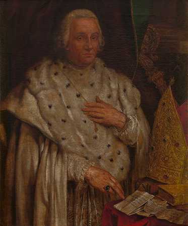 威廉·雅各布·赫雷恩斯（Willem Jacob Herreyns）的《神仙赫尔曼斯，通厄洛修道院院长》（Godfried Hermans，Abbot of Tongerlo）