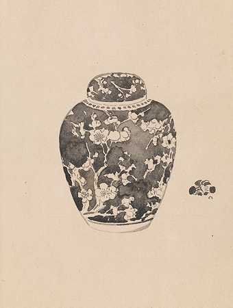 James Abbott McNeill Whistler的“带钟形盖的卵形姜罐”