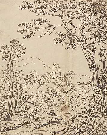 约瑟夫·法林顿的《树木与遥远的城堡》