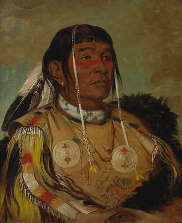 乔治·卡特林（George Catlin）的《沙科·帕伊（Sha-Có-Pay）、《六人组》（The Six）、《奥吉布瓦平原酋长》（The Plains Ojibwa）