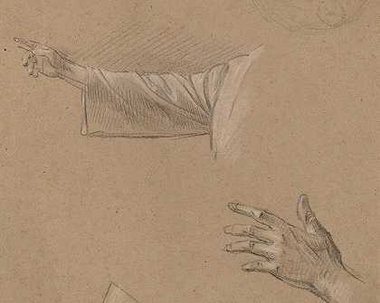 本杰明·韦斯特的《右臂和左手的研究》