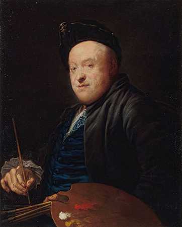 “画家艾蒂安·乔拉特的肖像画（1699-1789）。者