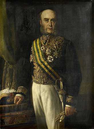 詹姆斯·劳登（1824-1900）。安德里斯·范登伯格的《古弗内尔将军》（1871-75）