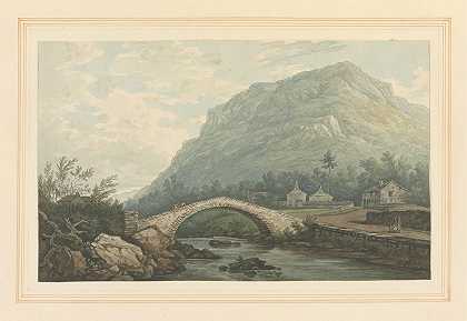 约瑟夫·法林顿（Joseph Farington）的《里达尔桥和村庄视图》（BridgeVillage of Rydal）