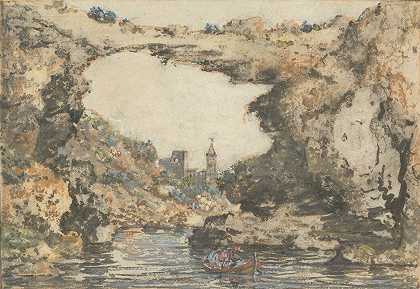 威廉·马洛（William Marlow）的《维吉利奥体育场的岩石桥》（Scuola di Virgilio）