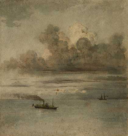 “Prilidiano Pueyrredòn的船只风景