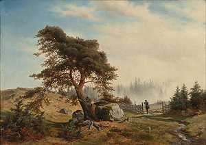 威廉·冯·莫纳的《猎人的风景》