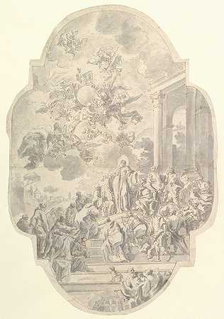 弗朗西斯科·德·穆拉的《圣本笃会的愿景》