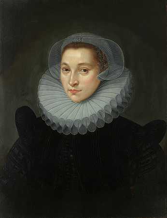 “Portret van Elisabeth Janssens de Bisthoven，作者：