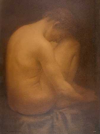阿曼德·拉森福斯（Armand Rassenfosse）的《男性裸体》