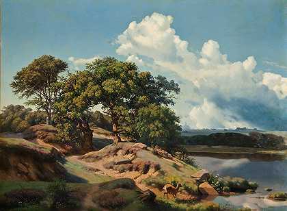 海因里希·邦岑的《丹麦风景》