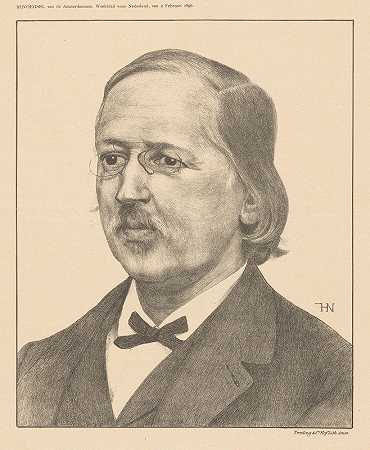 《Portret van Hendrick Peter Godfried Quack》作者：费迪南德·哈特·尼布里格