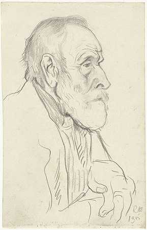 理查德·尼古拉·罗兰·霍尔斯特的《老人的头像》
